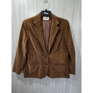 Women's Merville Fashions Brown Blazer Size 18 Career Business Office Profession